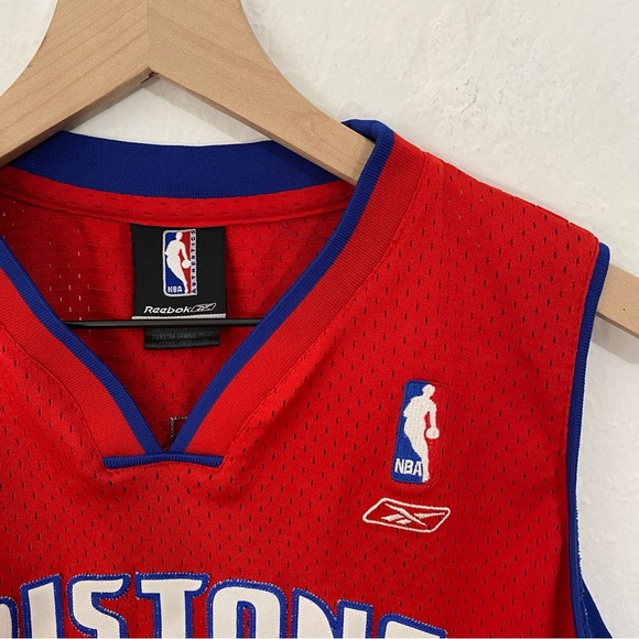 Reebok NBA Pistons 3 Wallace Men’s XL Vintage Basketball Jersey Retro Sports - Picture 2 of 5